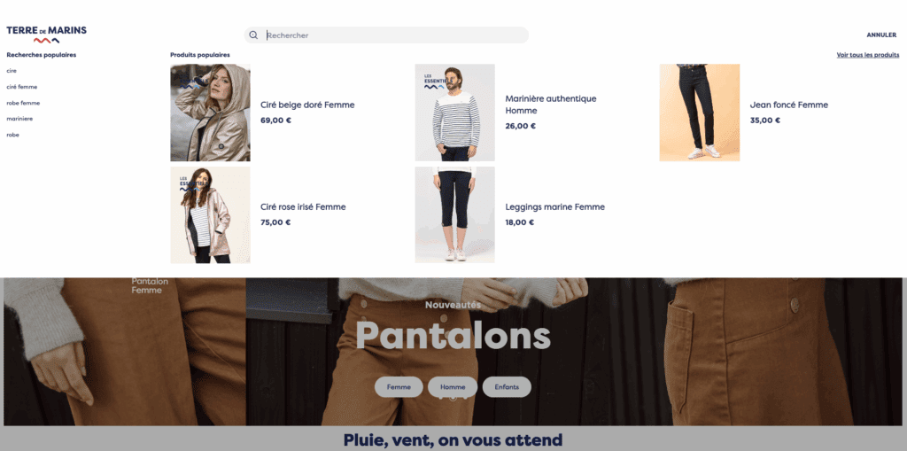Intégration moteur de recherche algolia